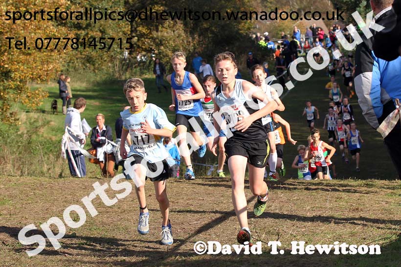Boys under-13s National Cross Country Relays. Photo: David T. Hewitson/Sports for All Pics